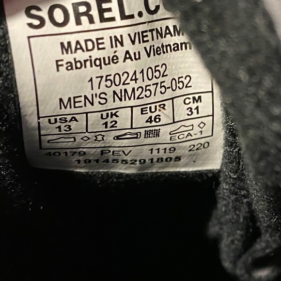 New w/box Sorel Men’s boots size 13 - Picture 6 of 12